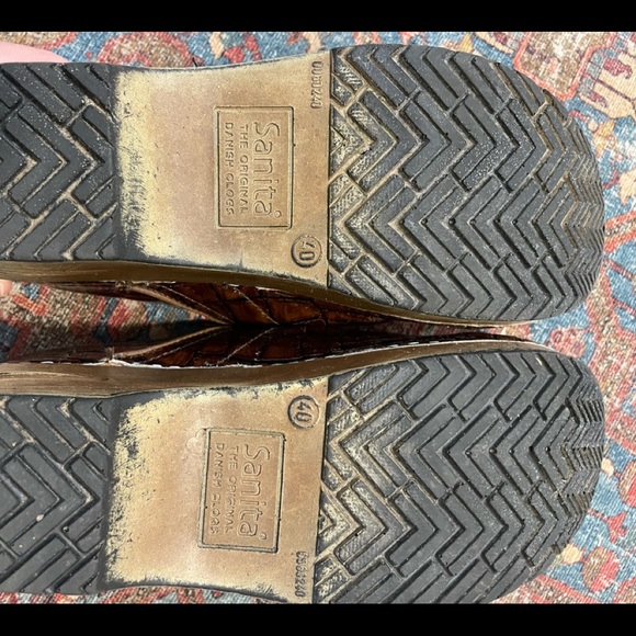 Sanita, Size 40, Brown, Reptile Print, Clog, Good condition - Picture 4 of 4